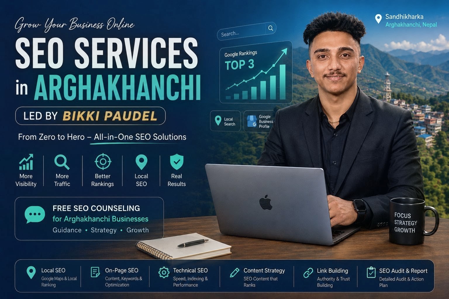 SEO Services in Arghakhanchi, Nepal
