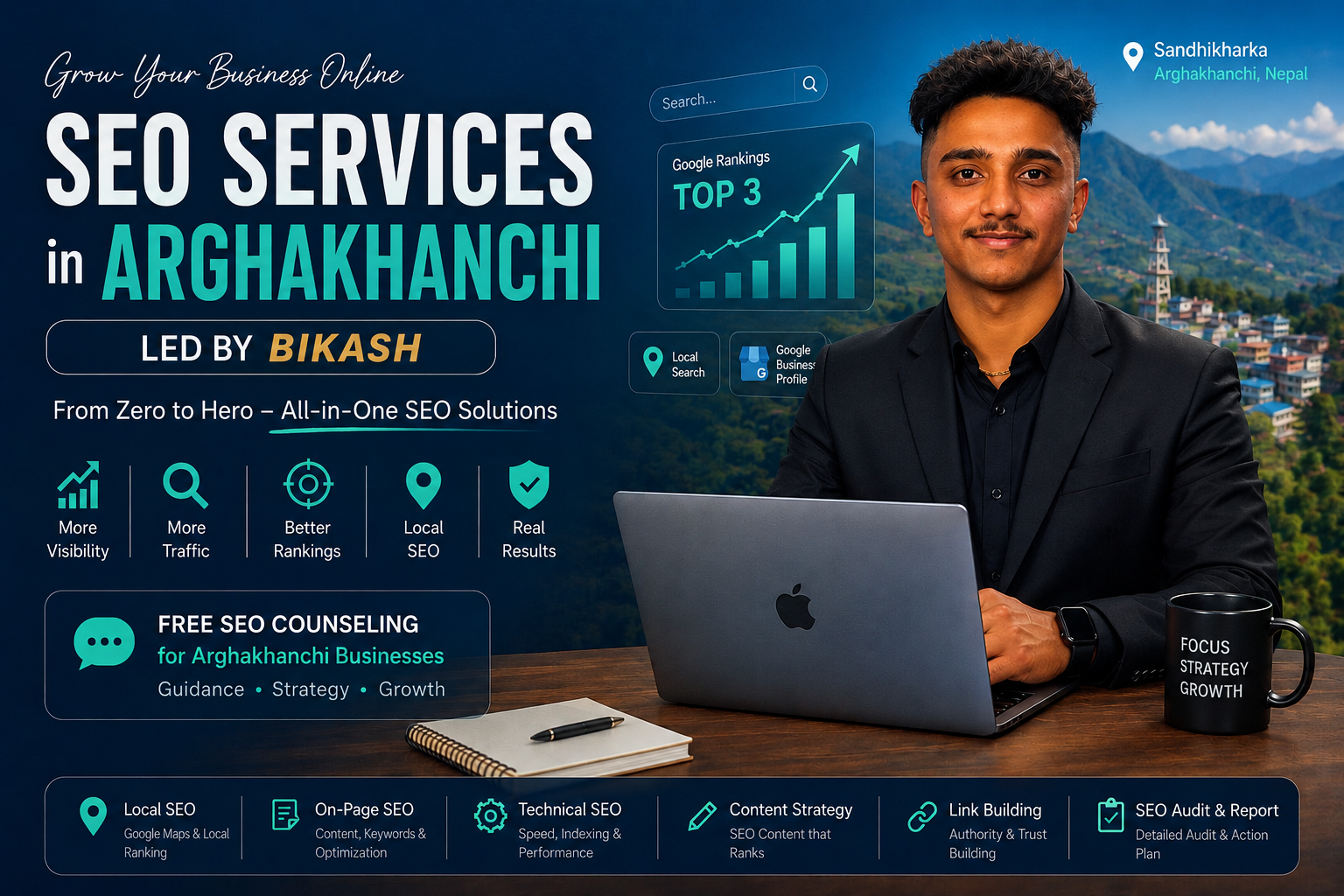SEO Services in Arghakhanchi, Nepal